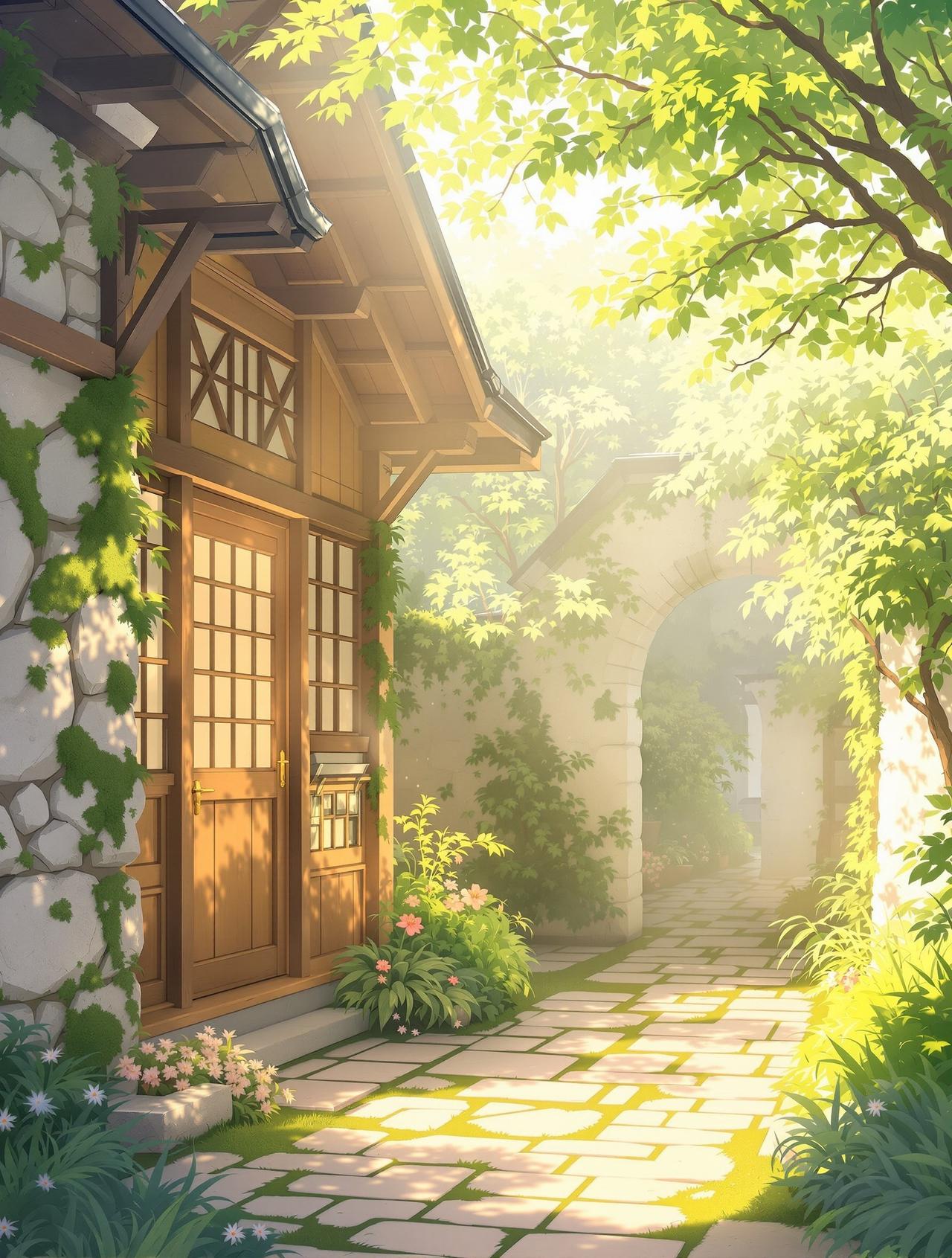 ai入口 山间小院 - 乡村治愈日常，乡村生活治愈短剧