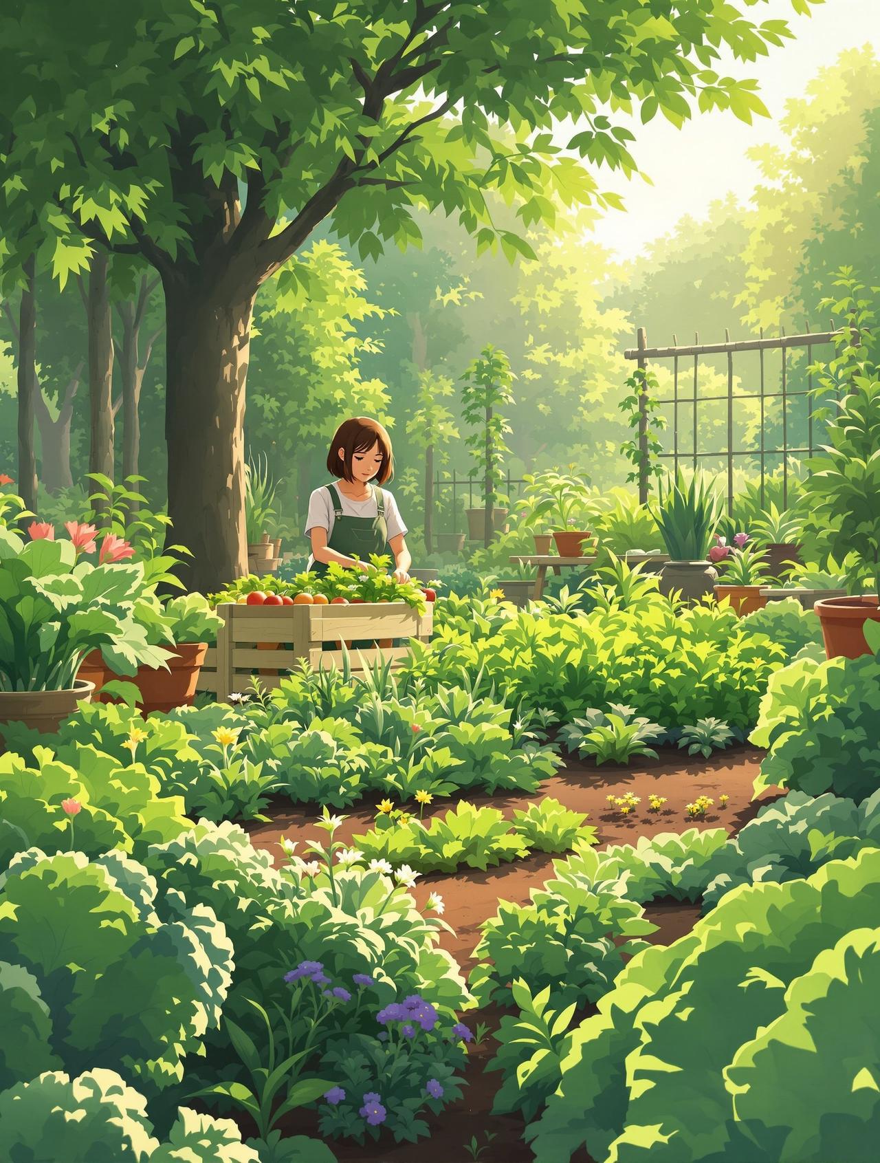 ai入口 小满的菜园 - 节气生活美学,美食物语治愈短剧排行榜